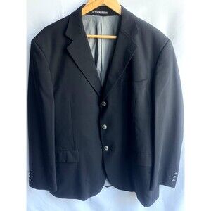 Mazzoni Lana Lux 100% Merino Wool Blazer Jacket sz 44S Career Office Sport Coat